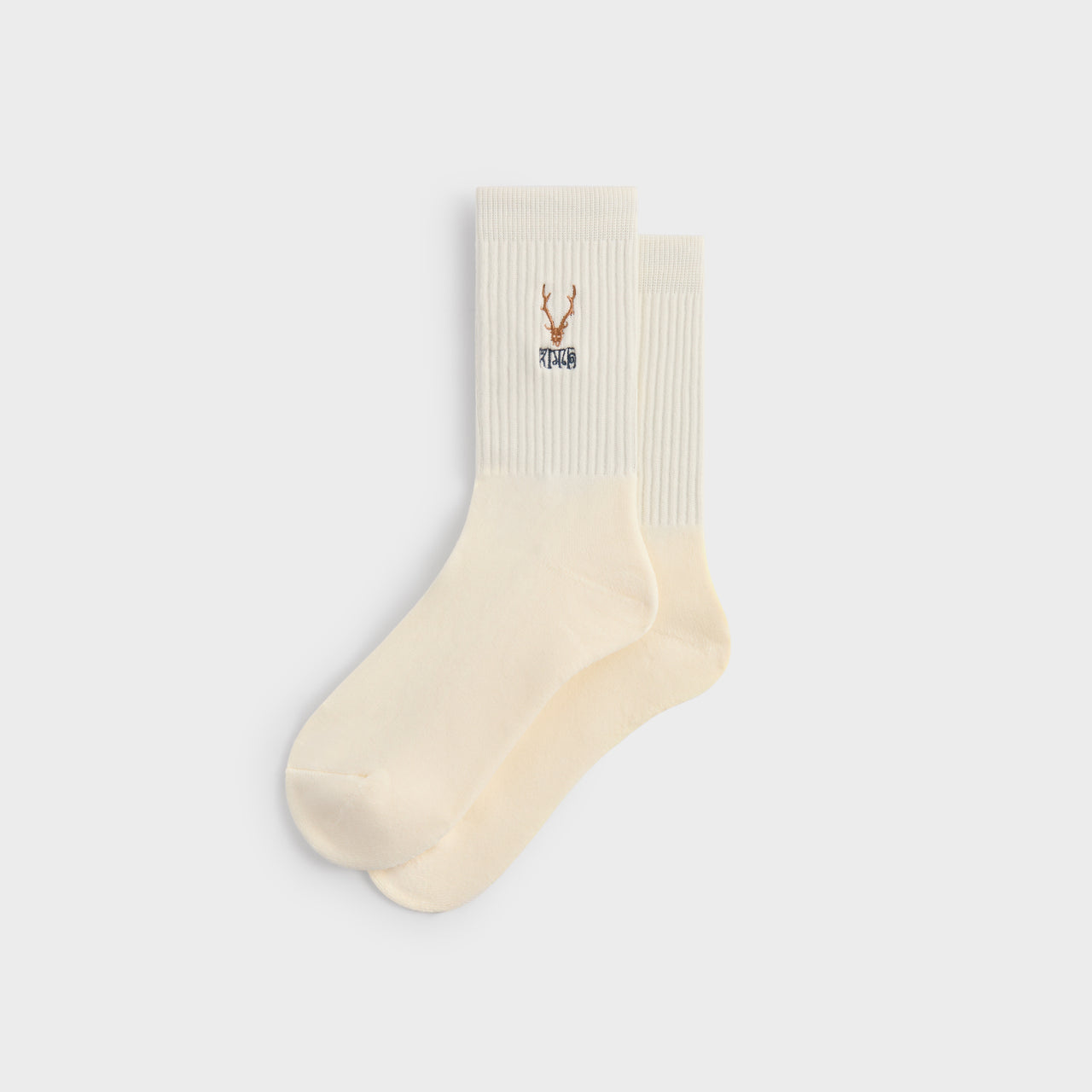 Kith S2W8 Embroidered Logo Crew Socks Silk