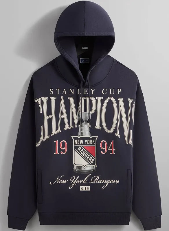 Kith x New York Rangers Champions Nelson Hoodie