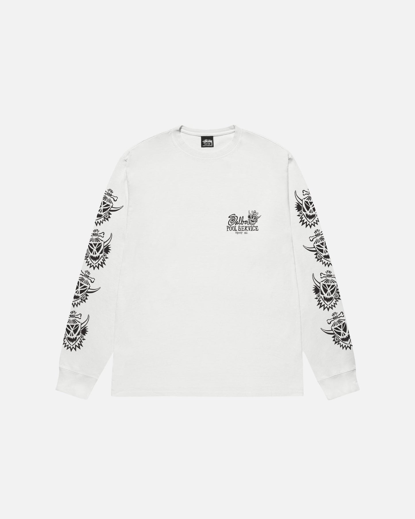 Stussy Witch Doctor Longsleeve Tee White
