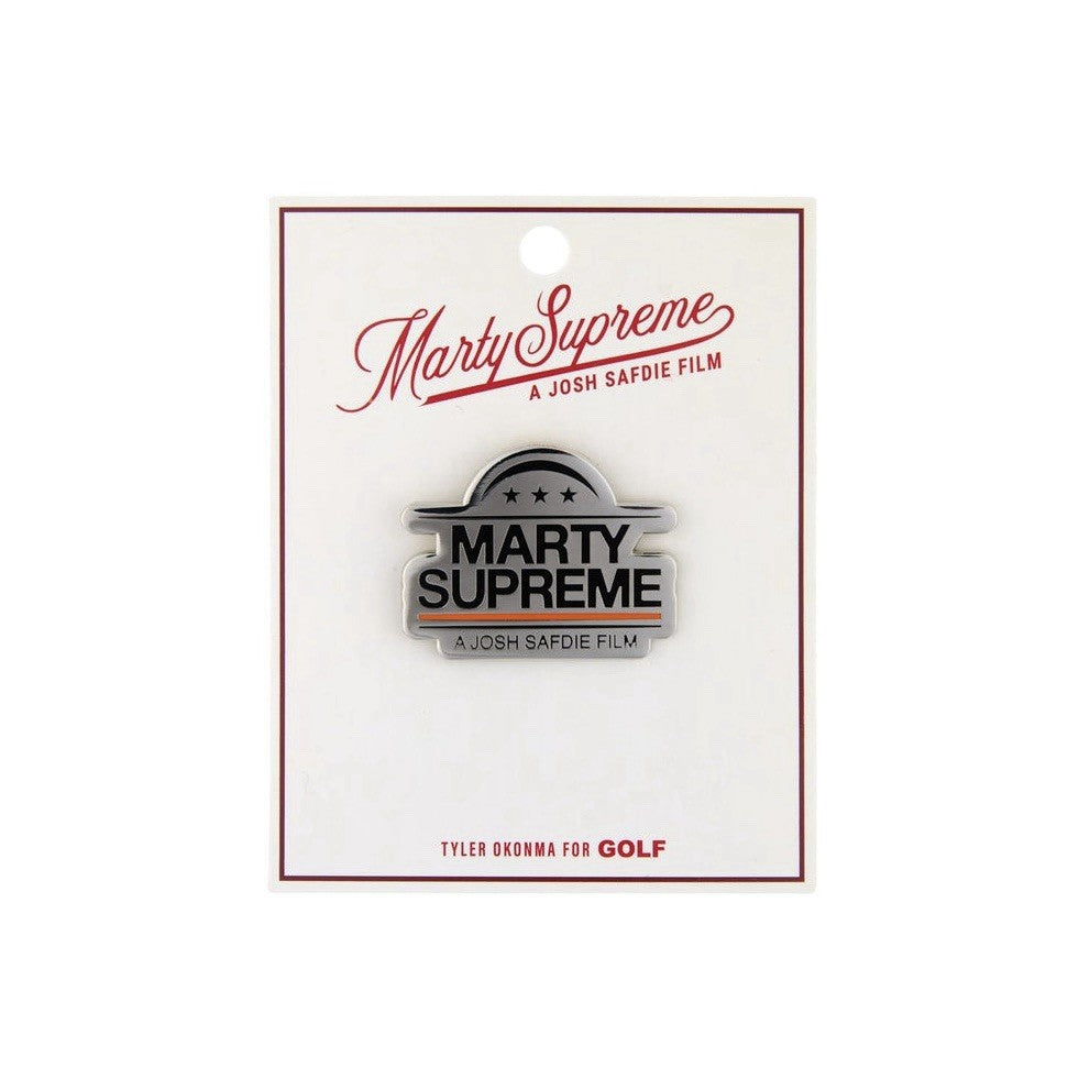 Golf Wang x Marty Supreme MS Logo Pin - Silver - Resale