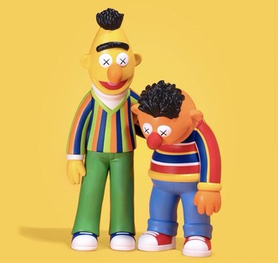 KAWS x Sesame Street Bert & Ernie Vinyl Figure Set