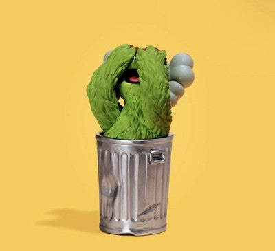 KAWS x Sesame Street Oscar Vinyl Figure