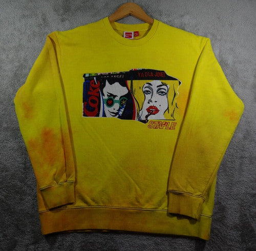 Staple x Coca-Cola Yellow Crewneck Pullover