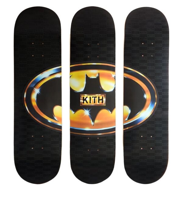 Kith X Batman 1989 Triptych Skate Deck
