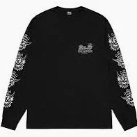 Stussy Witch Doctor Pugment Dyed L/S - Black