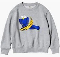 Kaws x Warhol Crewnecks - Grey