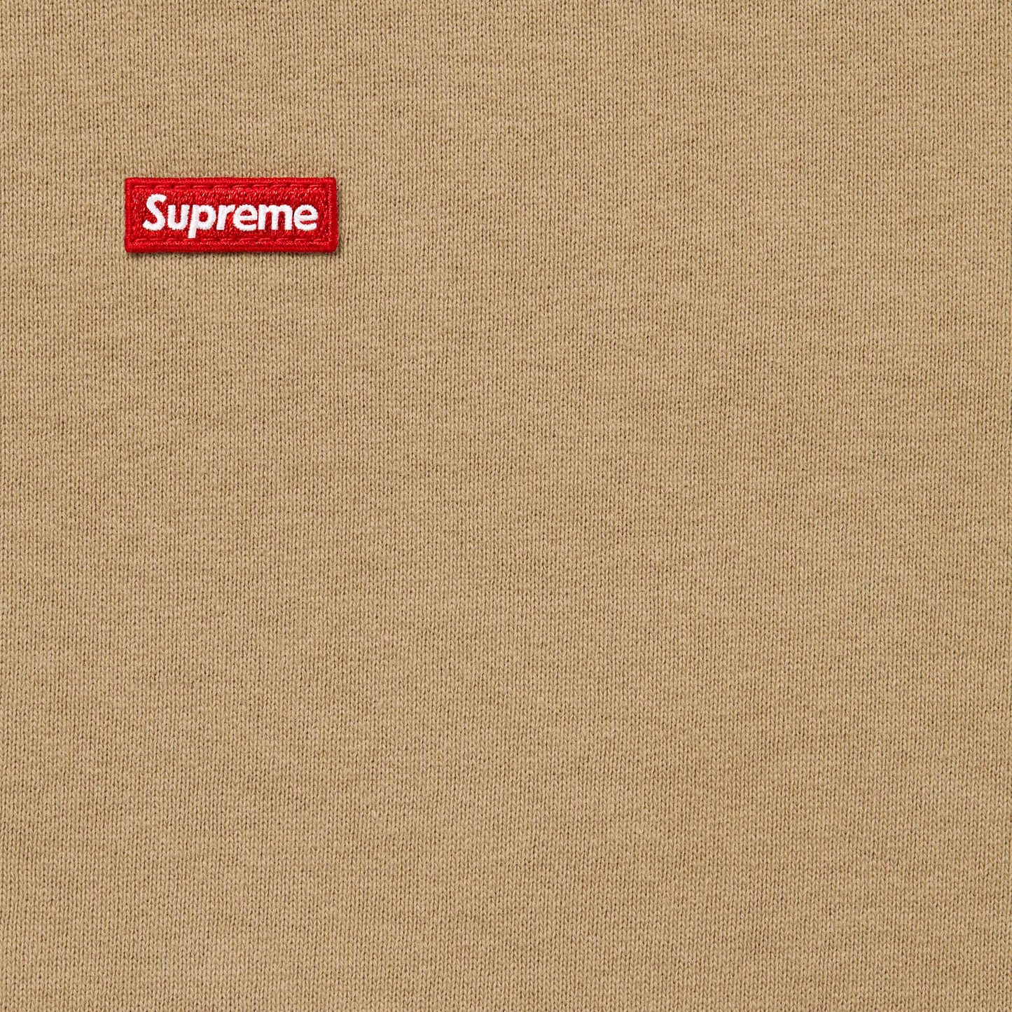 Supreme Small Box Zip Up Hoodie "Dark Tan"