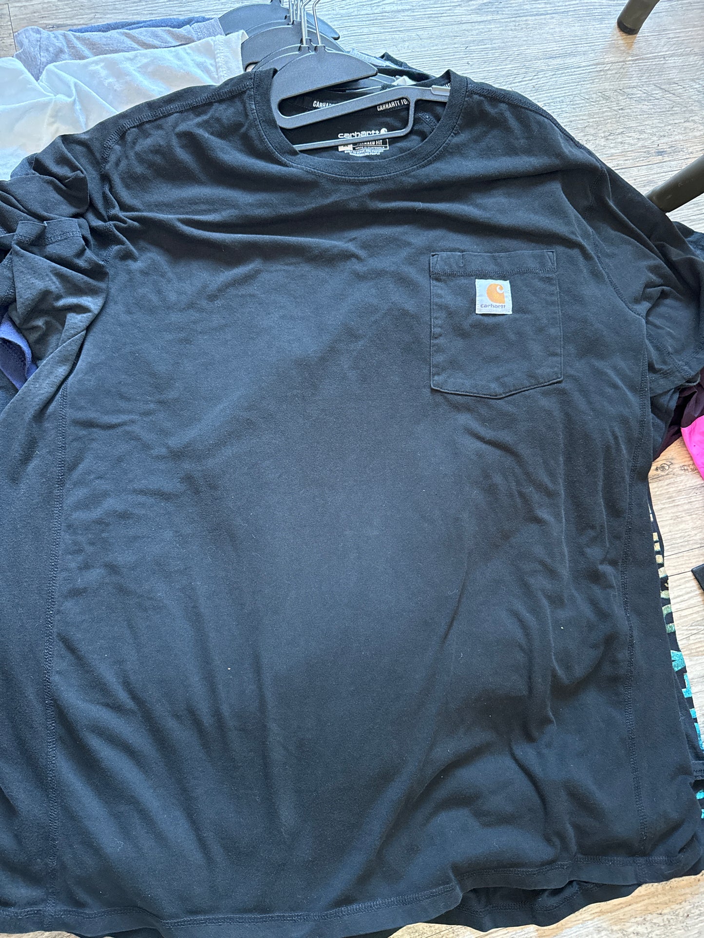 Carhartt Black Pocket Tee Size XL