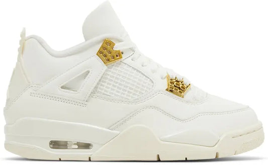 Jordan 4 Retro Metallic Gold (Women's)