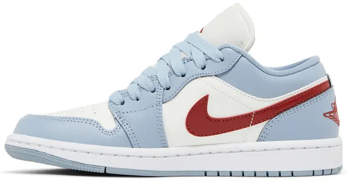Jordan 1 Low Blue Whisper Dune Red (Women's)
