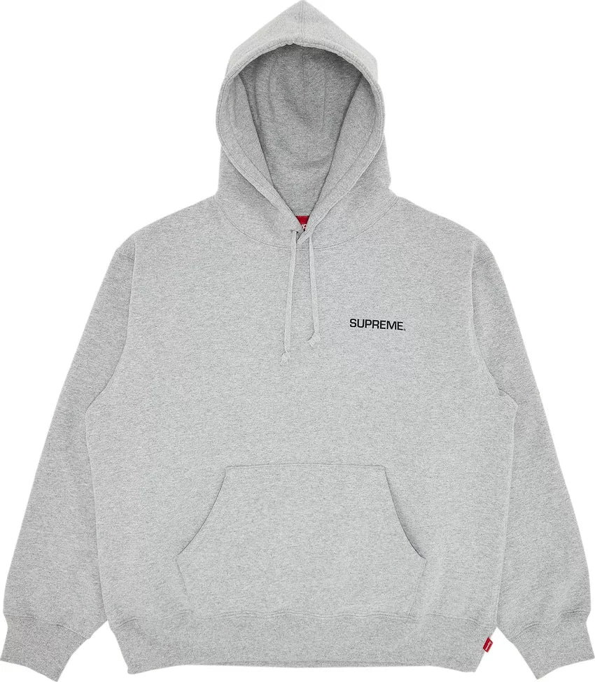 Supreme Immortal Hooded Sweatshirt 'Heather Grey'