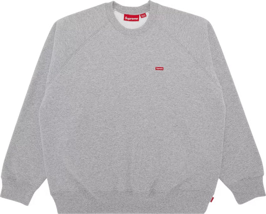 Supreme Small Box Raglan Crewneck 'Heather Grey'