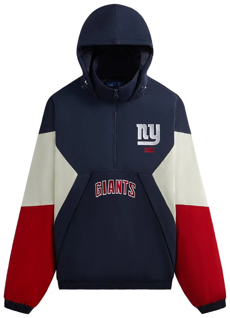 Kith & '47 for the NFL: Giants Quarter Zip Anorak With Hood