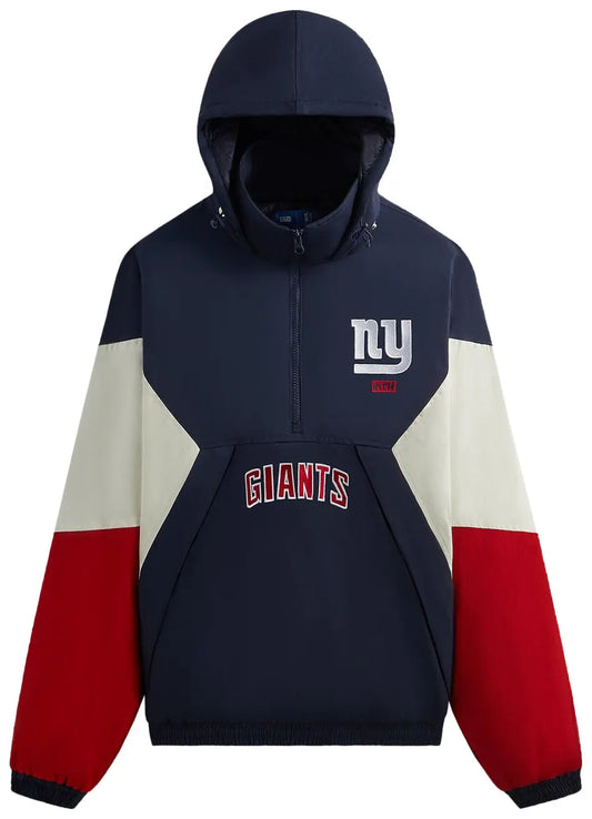 Kith & '47 for the NFL: Giants Quarter Zip Anorak With Hood