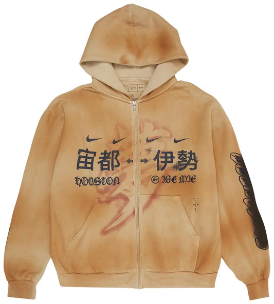 Travis Scott Cactus Jack x Fragment x Nike Houston To Ise Mie Zip Hoodie