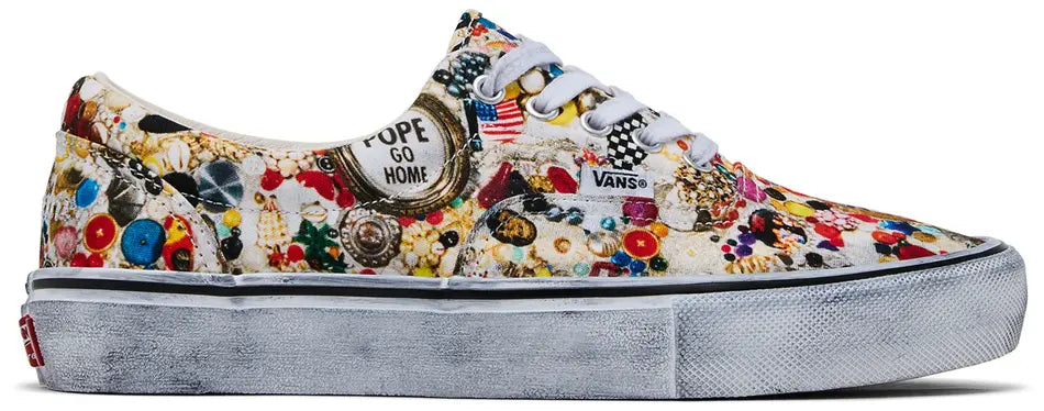 Vans Era Supreme X Mike Kelly White