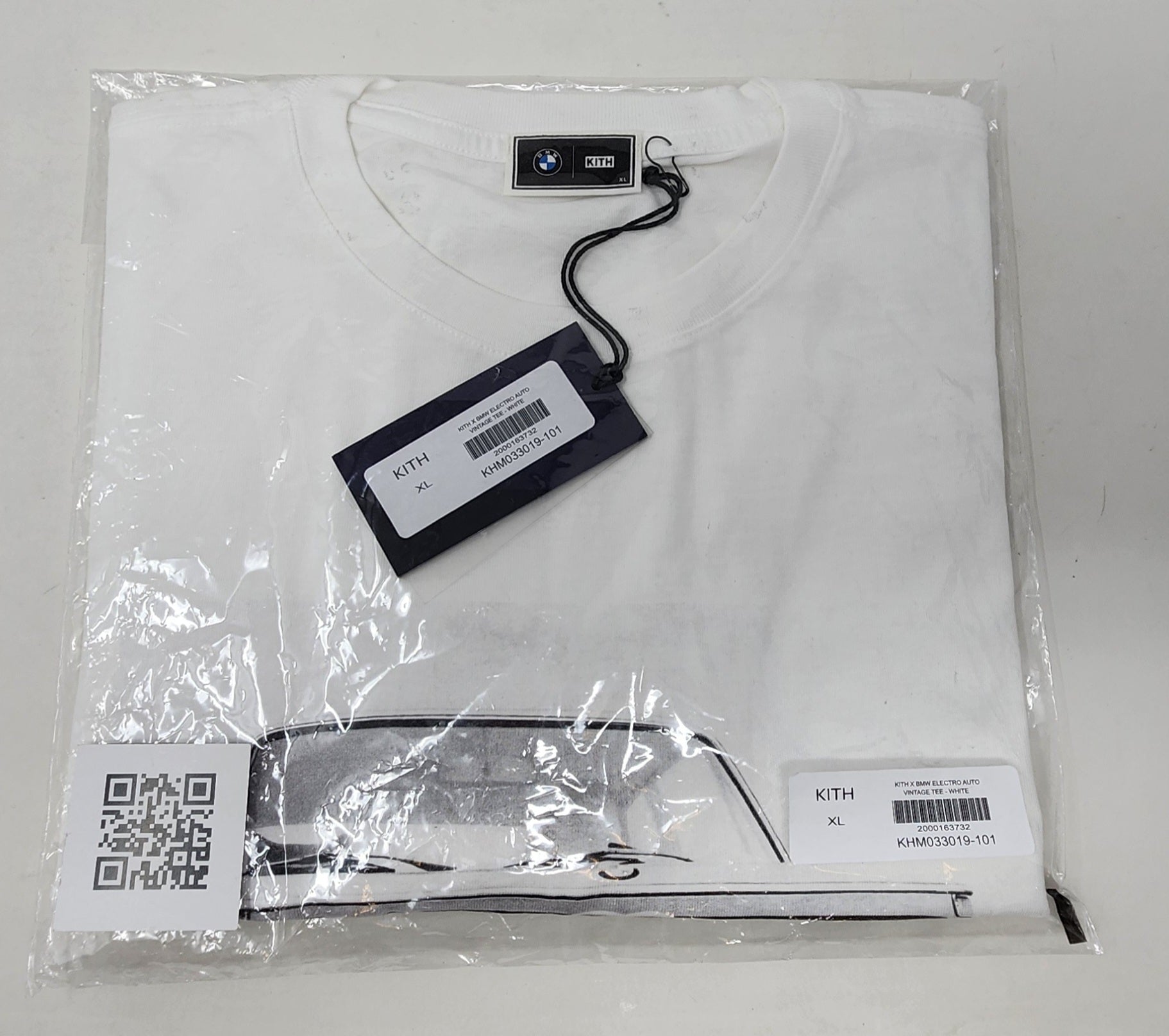 ☆ KITH x BMW Electro Auto vintage tee コラボTシャツ ☆ Kith x BMW Retro Vintage Tee White Men's - FW24 - US