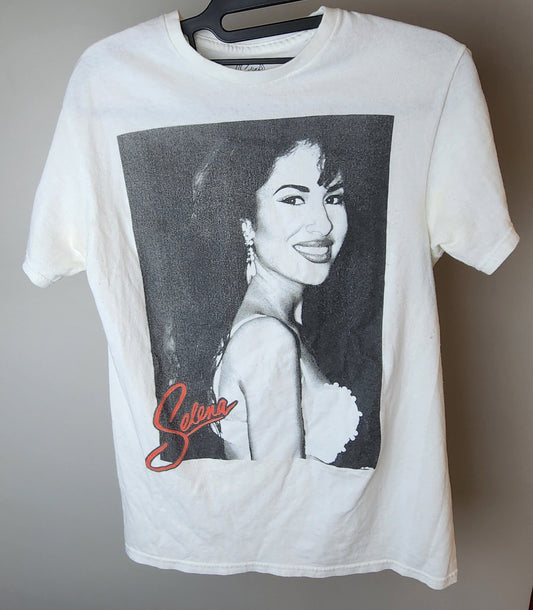 Selena White Shirt Size Small