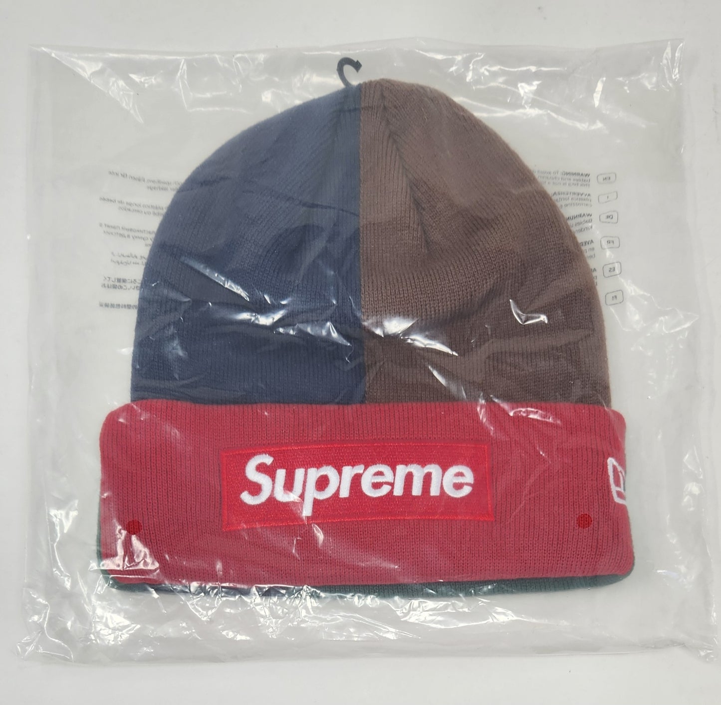 Supreme X New Era Box Logo Beanie Multicolor