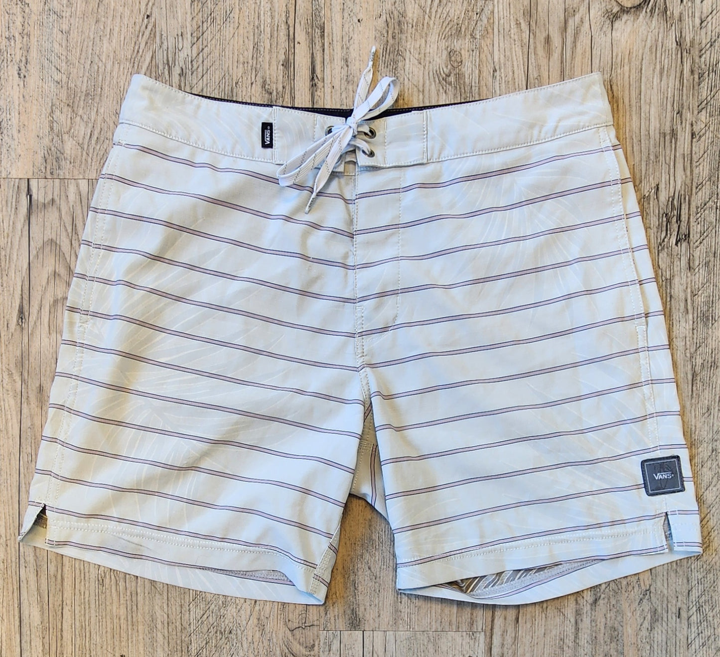 Vans Striped Swimsuit 32 Waist