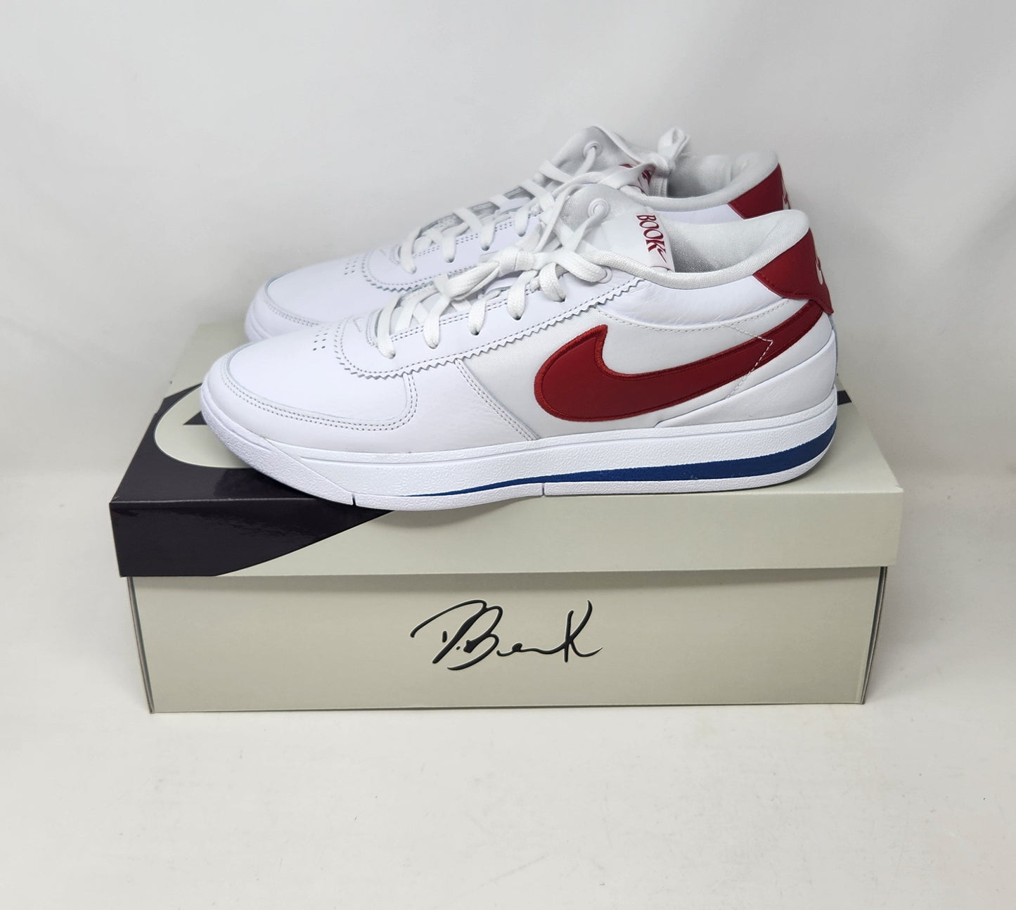 Nike Book 1 White/Varsity Blue