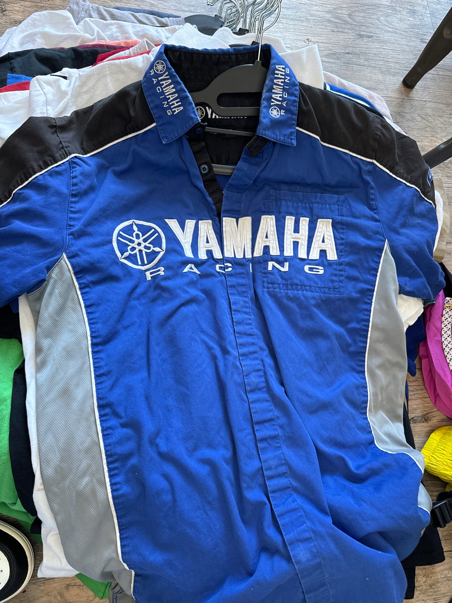 Yamaha Racing Blue Polo Size M