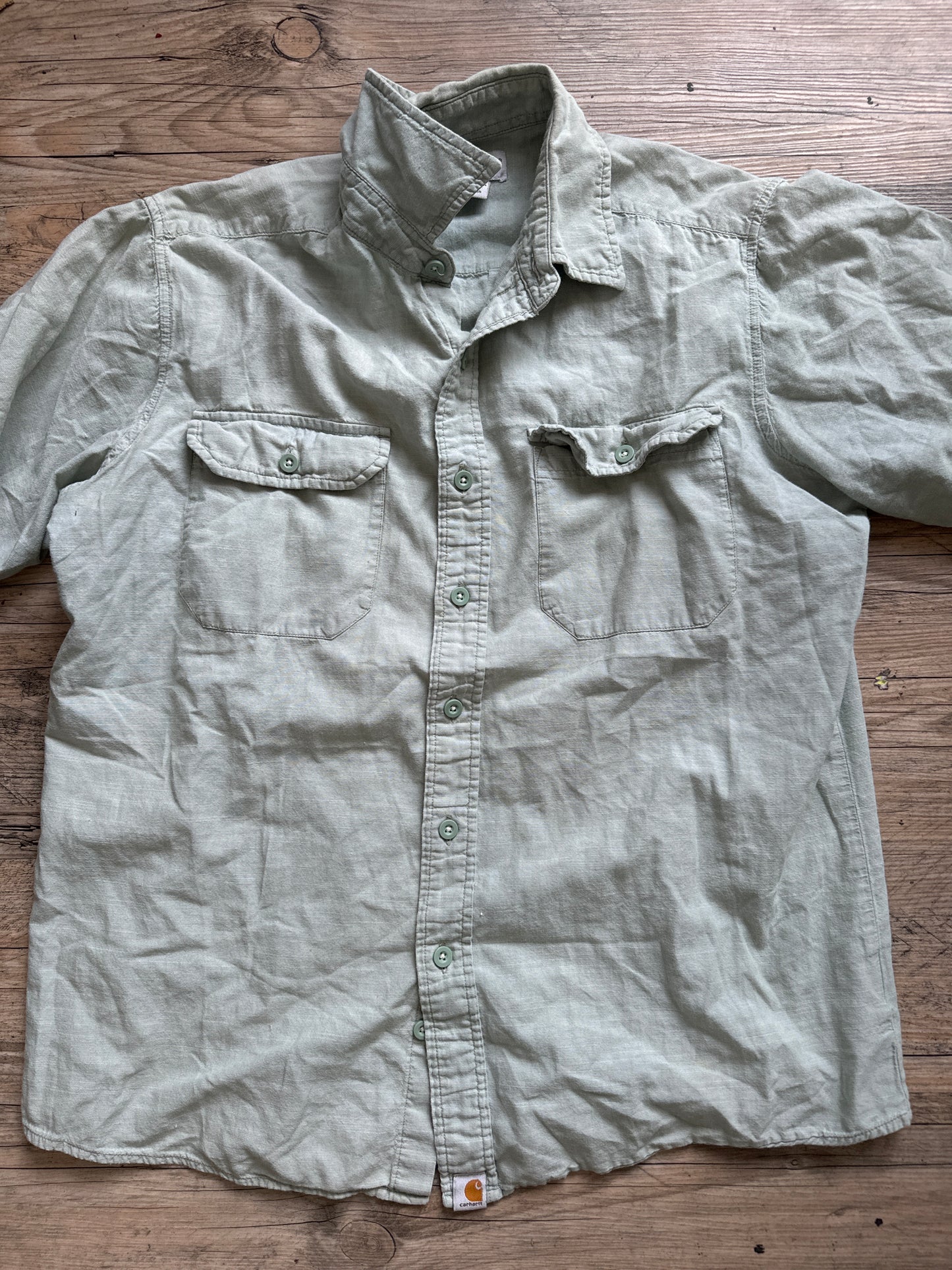 Carhartt Blue Button Up L