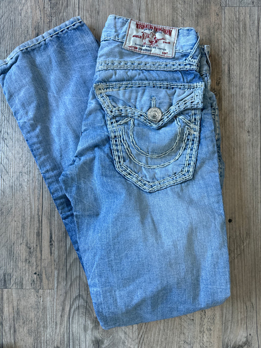 True Religion Blue Jeans 28W