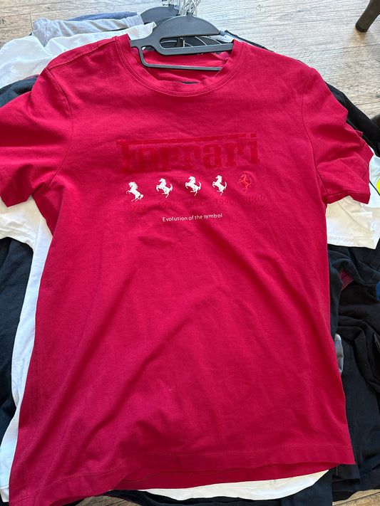 Ferrari Red Tee Size M