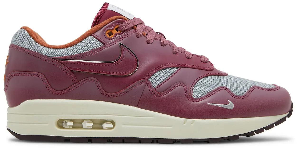 Nike Air Max 1 Patta Waves Rush Maroon (with Bracelet)