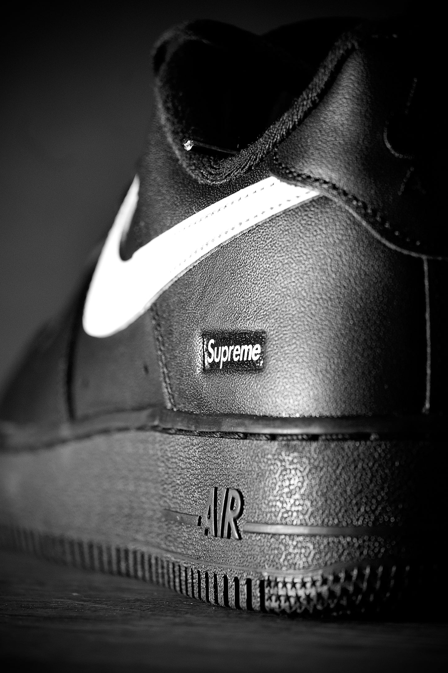 Supreme x Nike Air Force 1 Low "Black" (FW 2025)