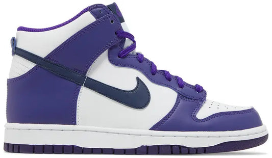 Nike Dunk High Electro Purple Midnight Navy (GS)