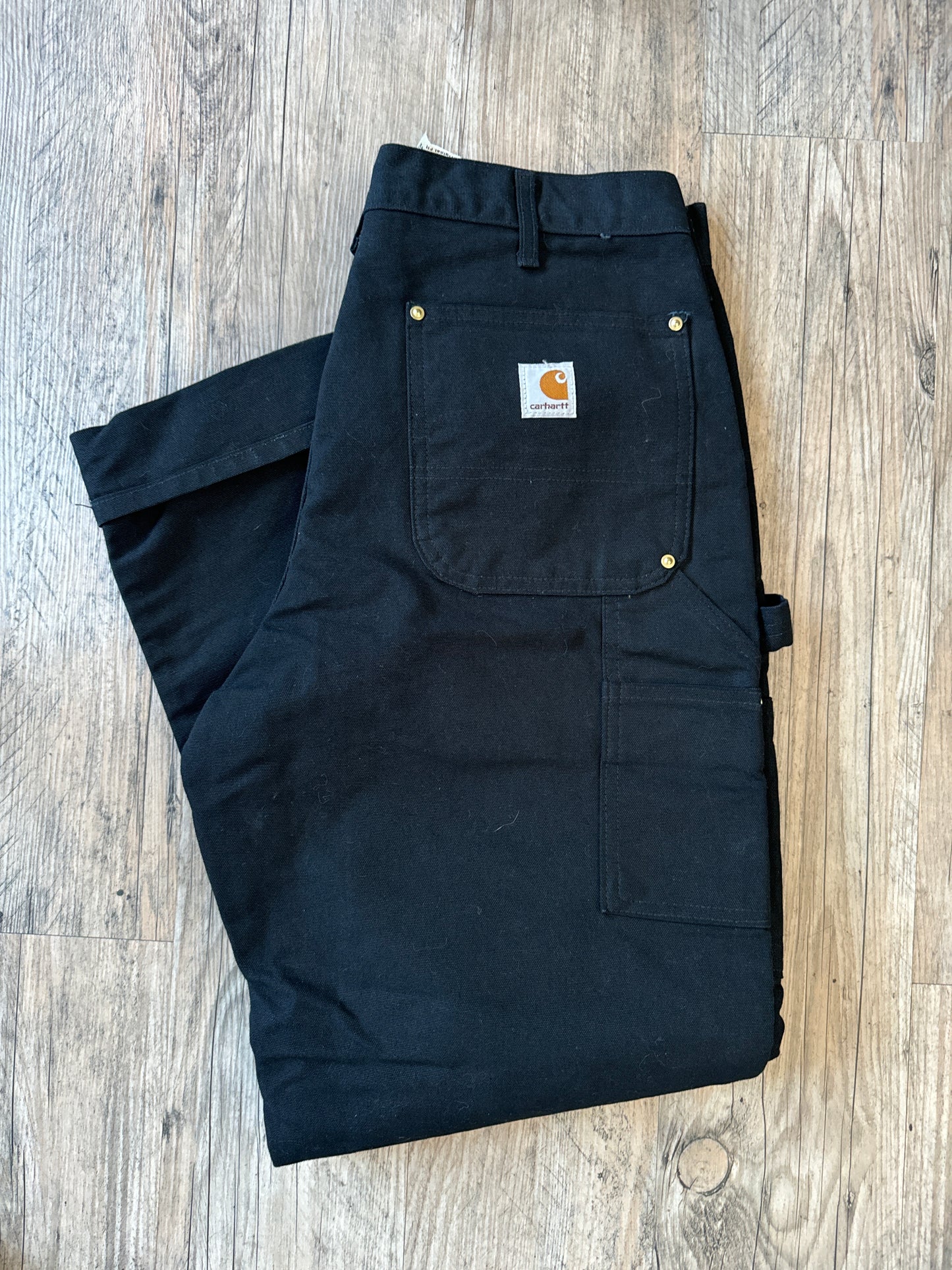 Carhartt Black Double Knee 34W