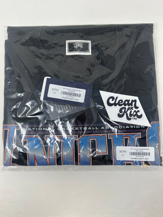 Kith Knicks Luster Tee-Black