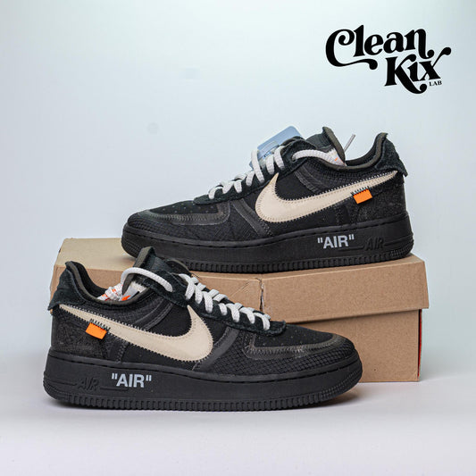 Nike Air Force 1 Low Off-White Black White (Pre-Owned)