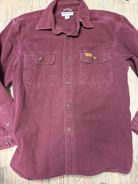 Carhartt Red Work Collared Shirt Size M