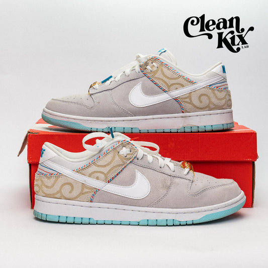 Nike Dunk Low SE, Barber Shop Grey (Used)
