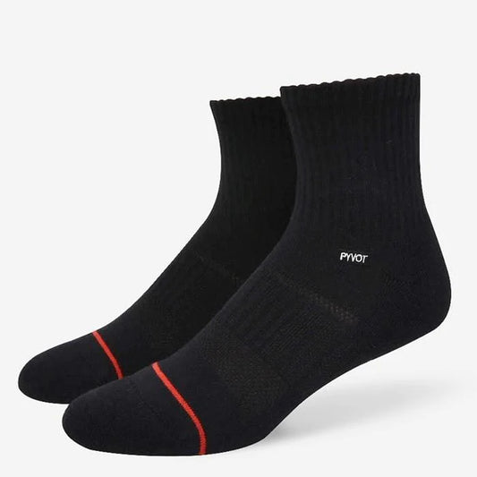 Pyvot Class Athletic Ankle Socks 'Black'