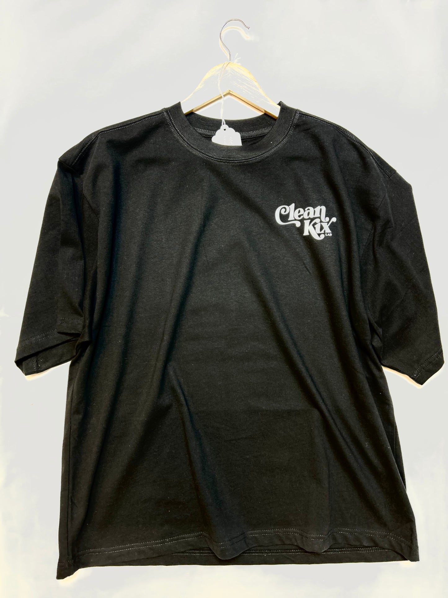 Cleankix Lab Oversized Heavyweight Shirt Black