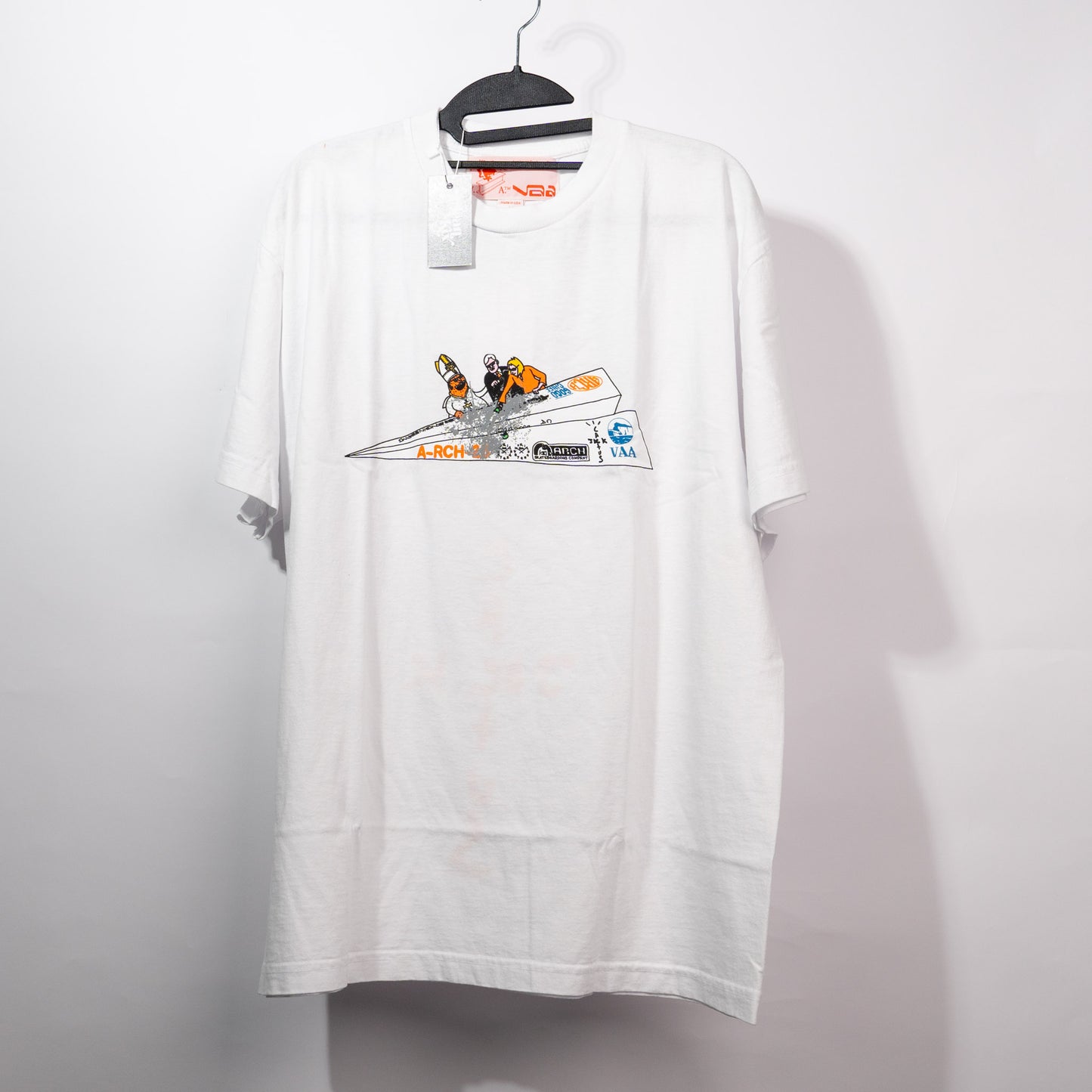 CJ x ARCH Paper Plane Tee (White)