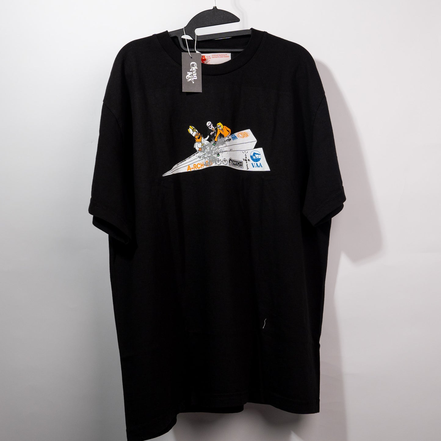 CJ x ARCH Paper Plane Tee (Black)