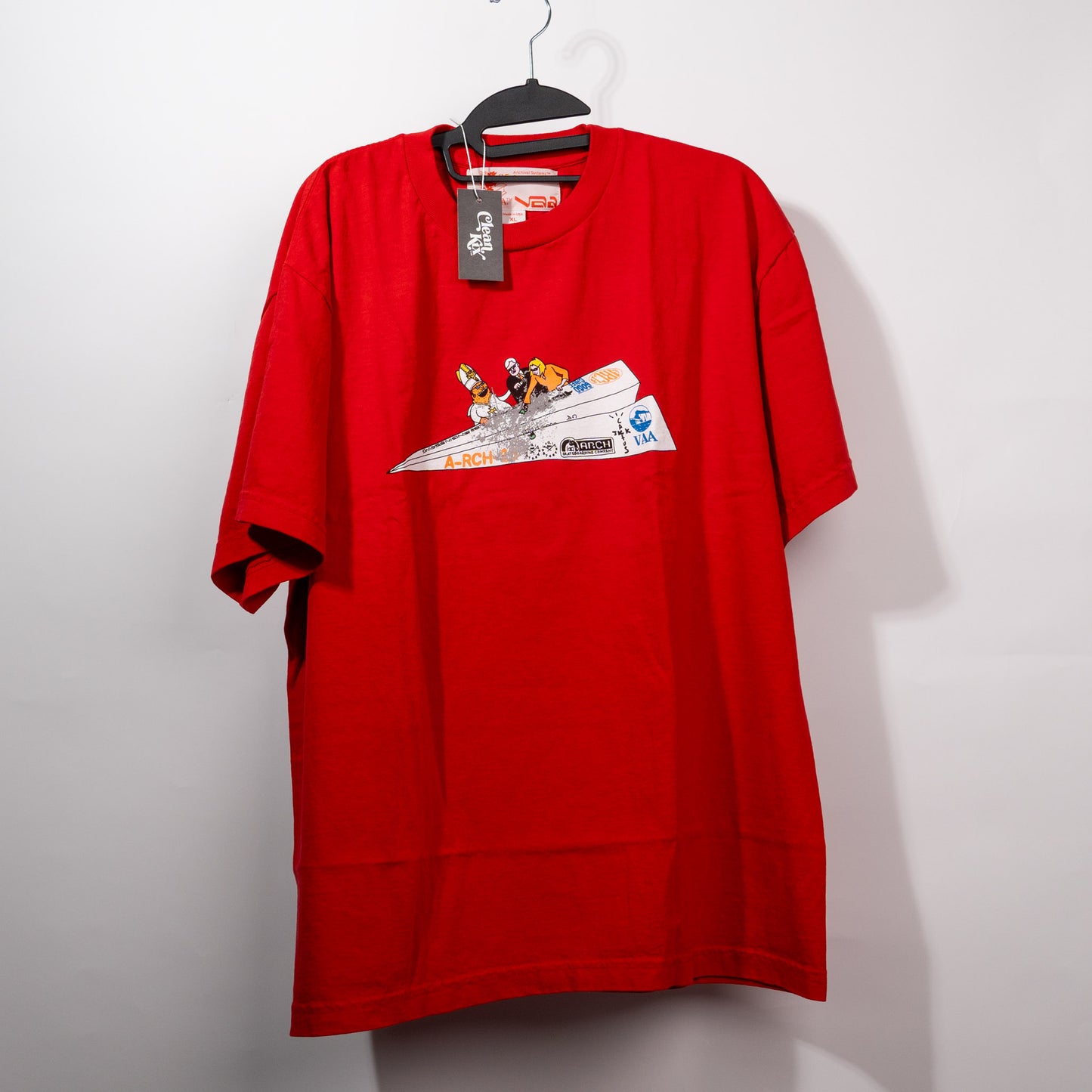 CJ x ARCH Paper Plane Tee (Red)