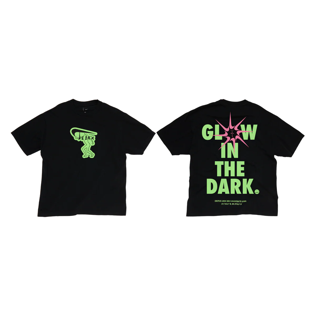 Travis Scott Cactus Jack x Nike T-Rexx Glow In The Dark Tee