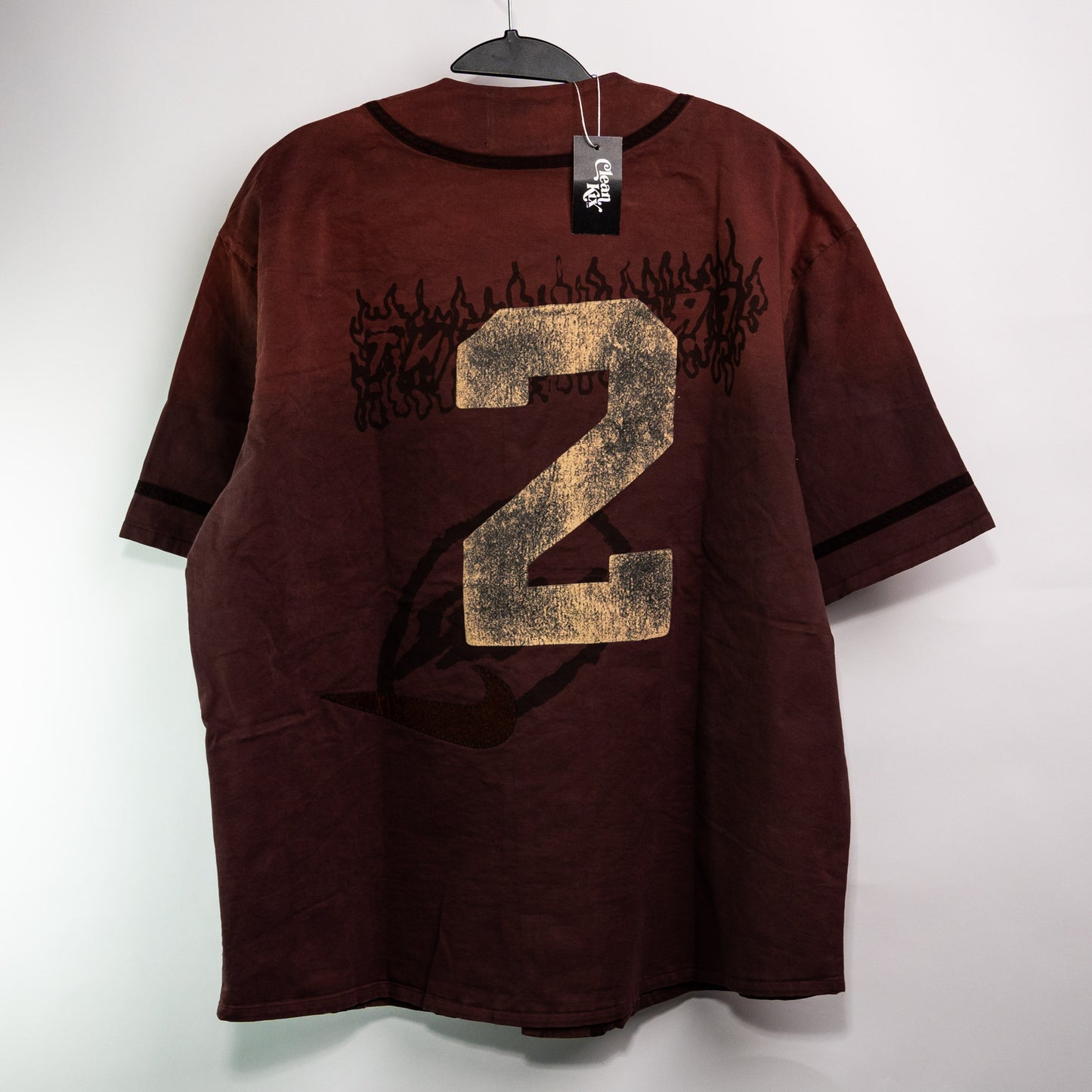 Travis Scott Cactus Jack x Fragment x Nike Tokyo Jack Retro Baseball Jersey Brown