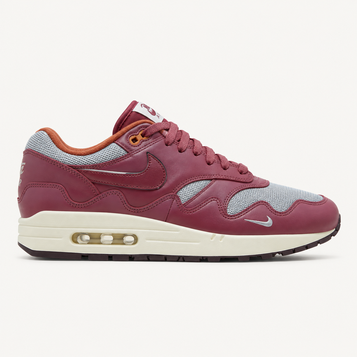 Nike Air Max 1 Patta Waves Rush Maroon (with Bracelet)