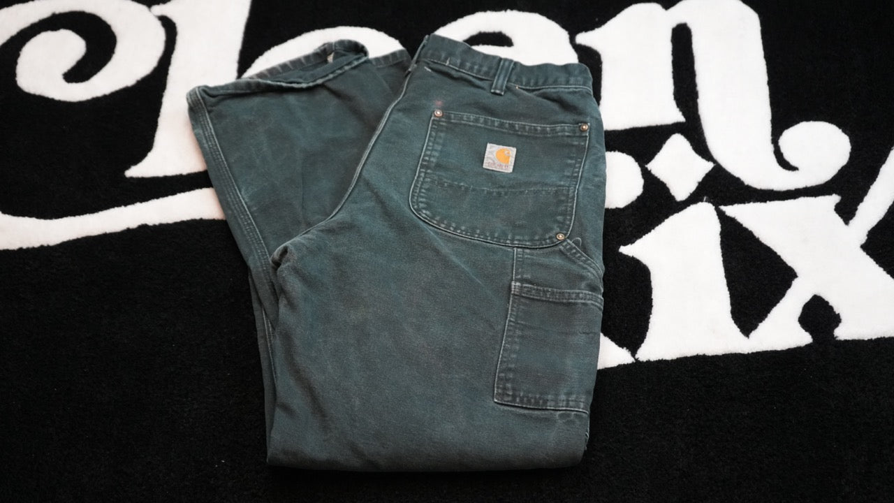 Carhartt Black Double Knee Jeans W32 L32