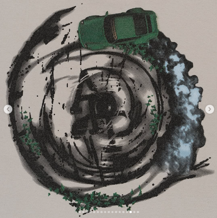 Rauh-Welt Begriff x aplasticplant Drift Tee – Clement