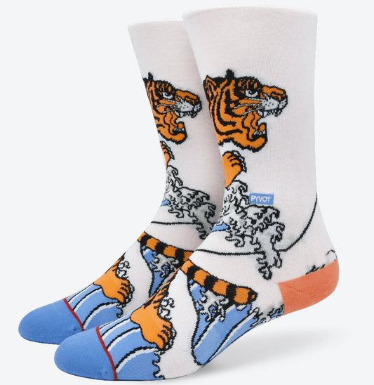 Pyvot Lifestyle Crew 'Fearless / Tiger' Socks