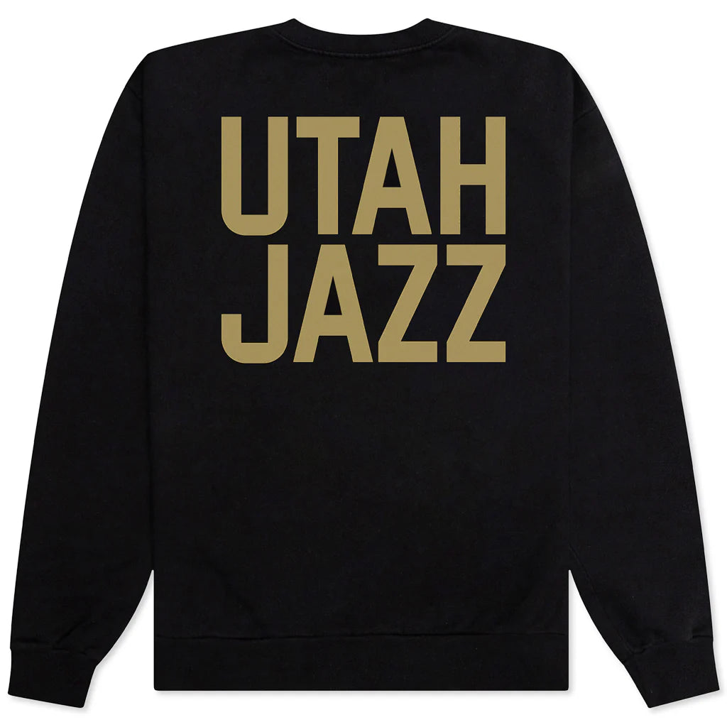 Feature NBA Utah Jazz High Note Crewneck Sweater - Black