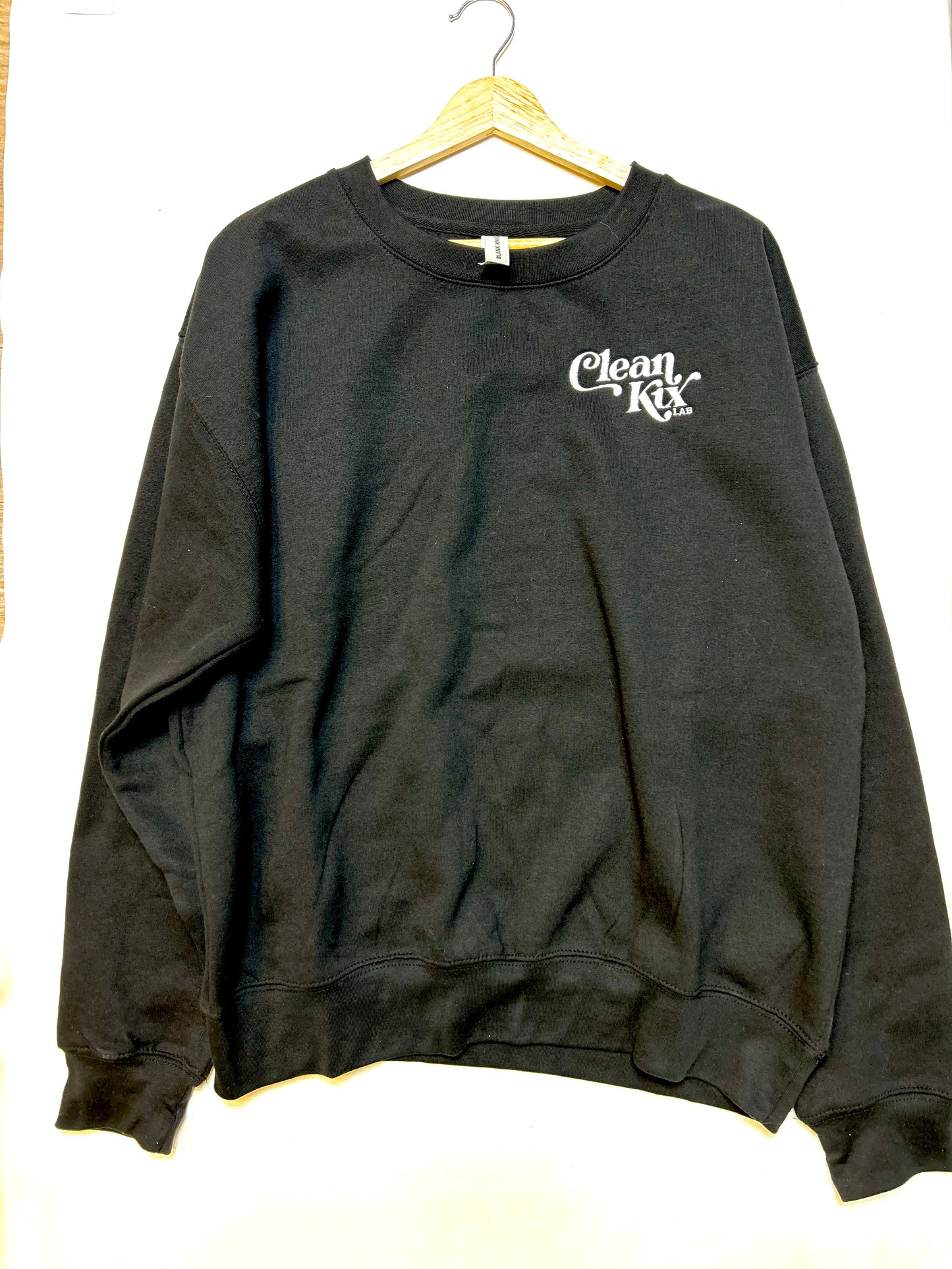 Cleankixlab Embroidered Crewneck